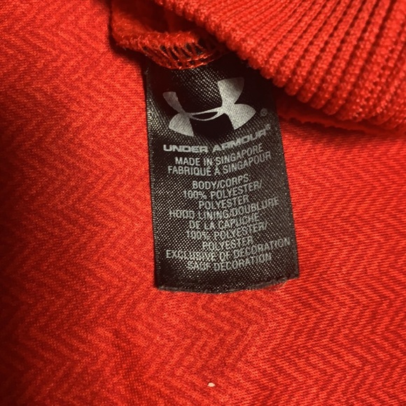 Men’s underarmour red pullover sweatshirt - Picture 4 of 4